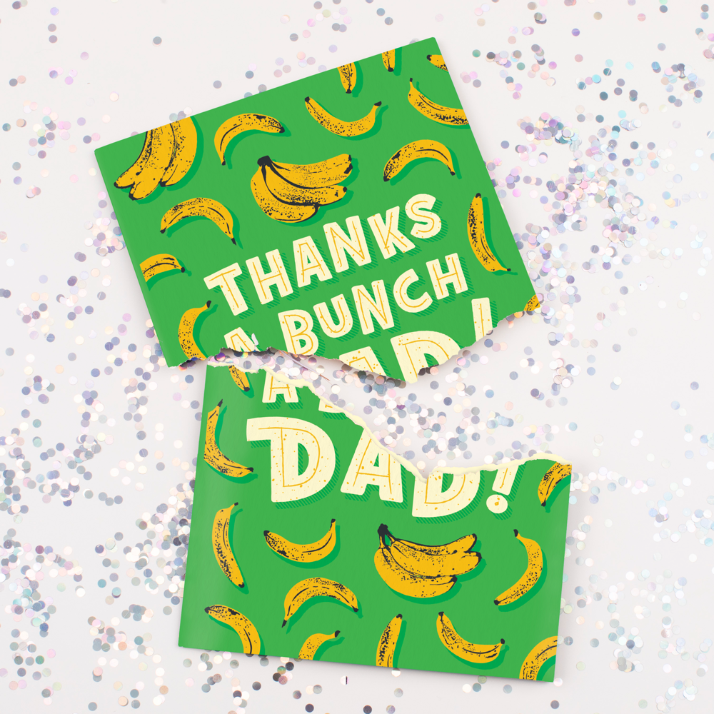 Endless Dad, Dad, Dad Thank You Card - Gift Delivery