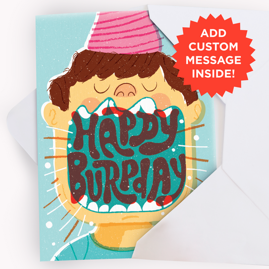 Endless Burping Birthday Card - Gift Delivery