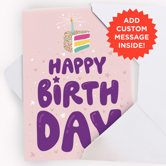 Endless Cake Birthday Card - Gift Delivery