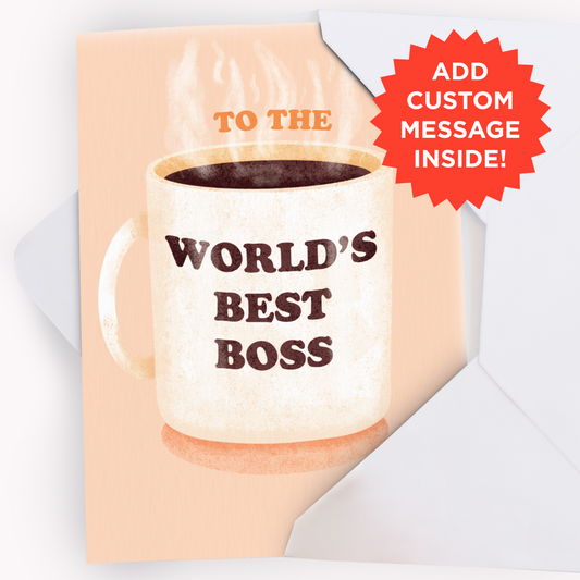 Endless Best Boss Card  - Gift Delivery