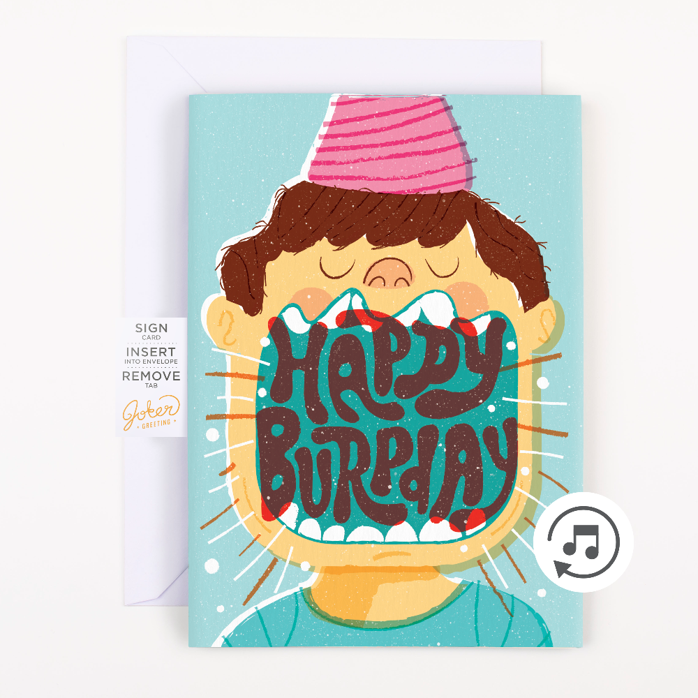 Endless Burping Birthday Card - Gift Delivery