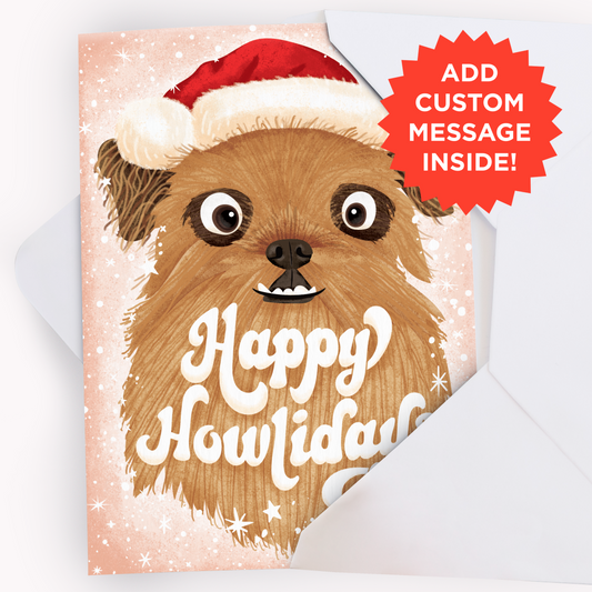 Endless Dog Barking Christmas Card - Gift Delivery